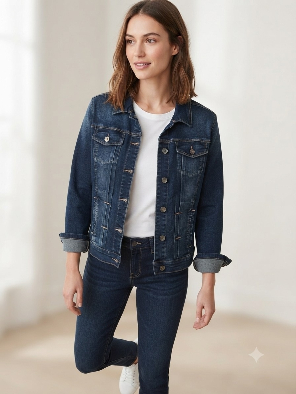 Falls Creek Indigo Blue Denim Jacket - Women's